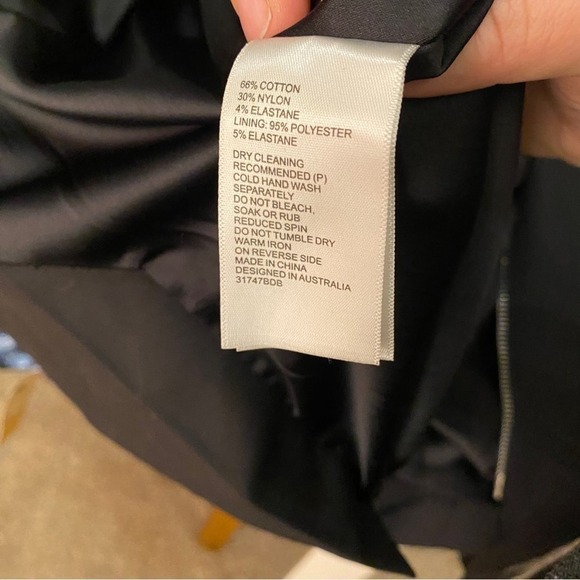 Bardot Australia revolve black strapless zipper back bodycon flutter dress 6 - Picture 4 of 4